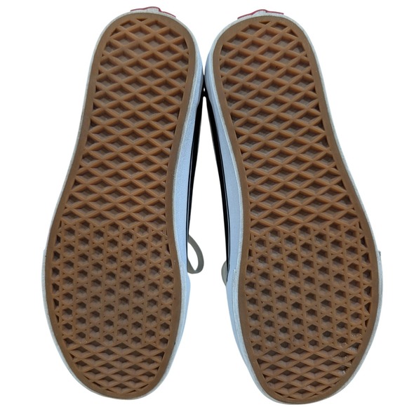 Vans Ward Low Top Sneakers Black White Suede Canvas Womens 8.5 500714 Old Skool - Picture 3 of 9